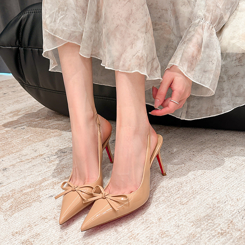 Light luxury pointed single shoes