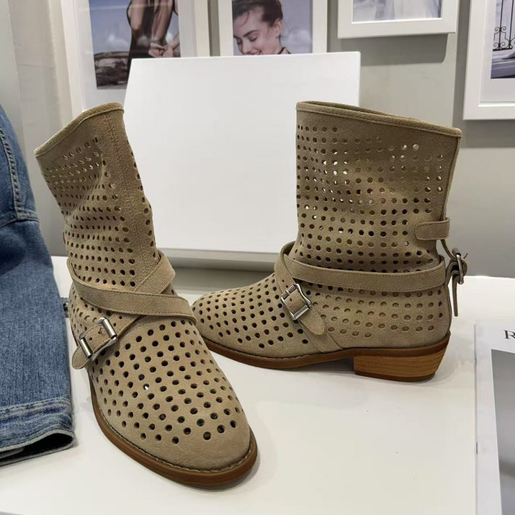 Belt buckle versatile fashion cool boots