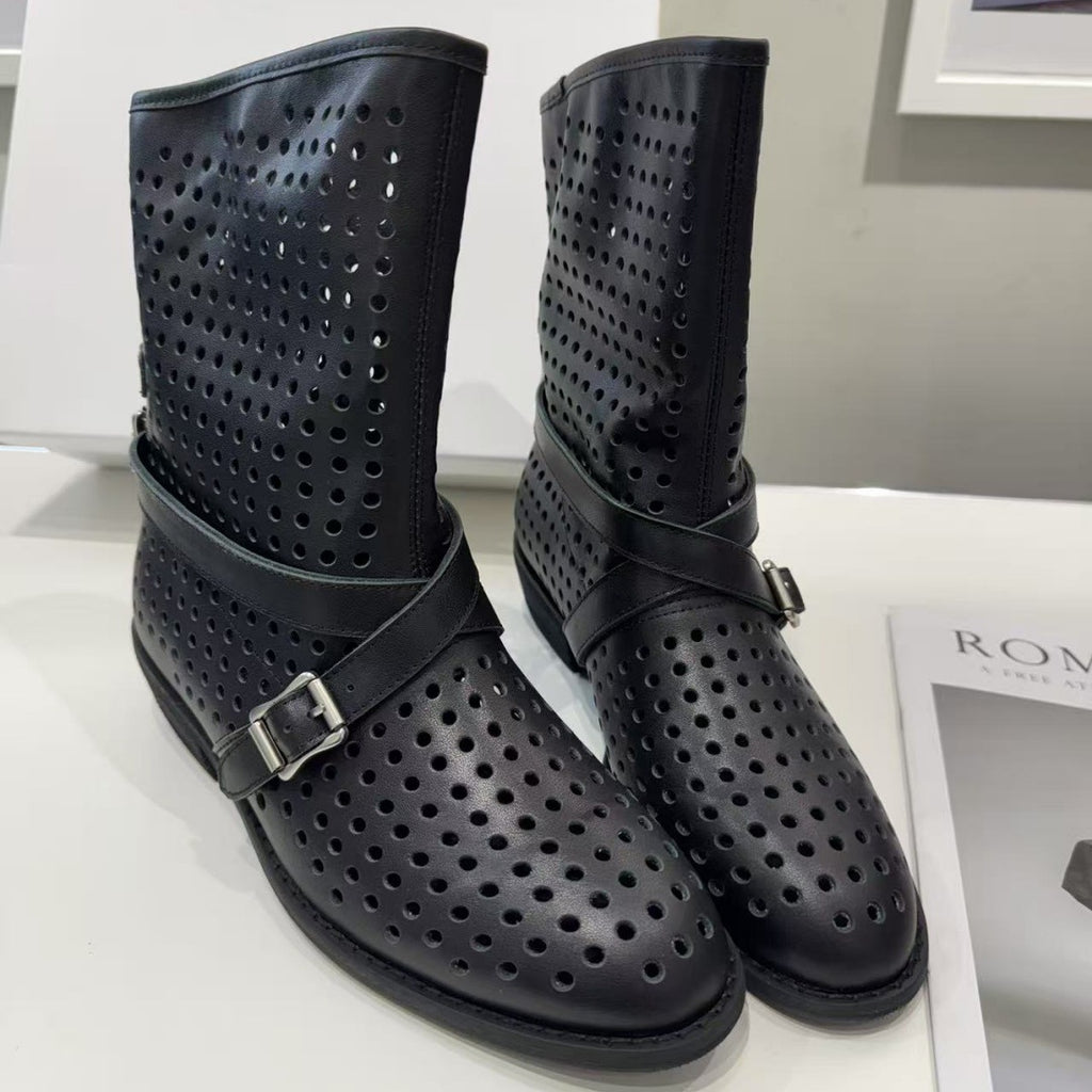 Belt buckle versatile fashion cool boots