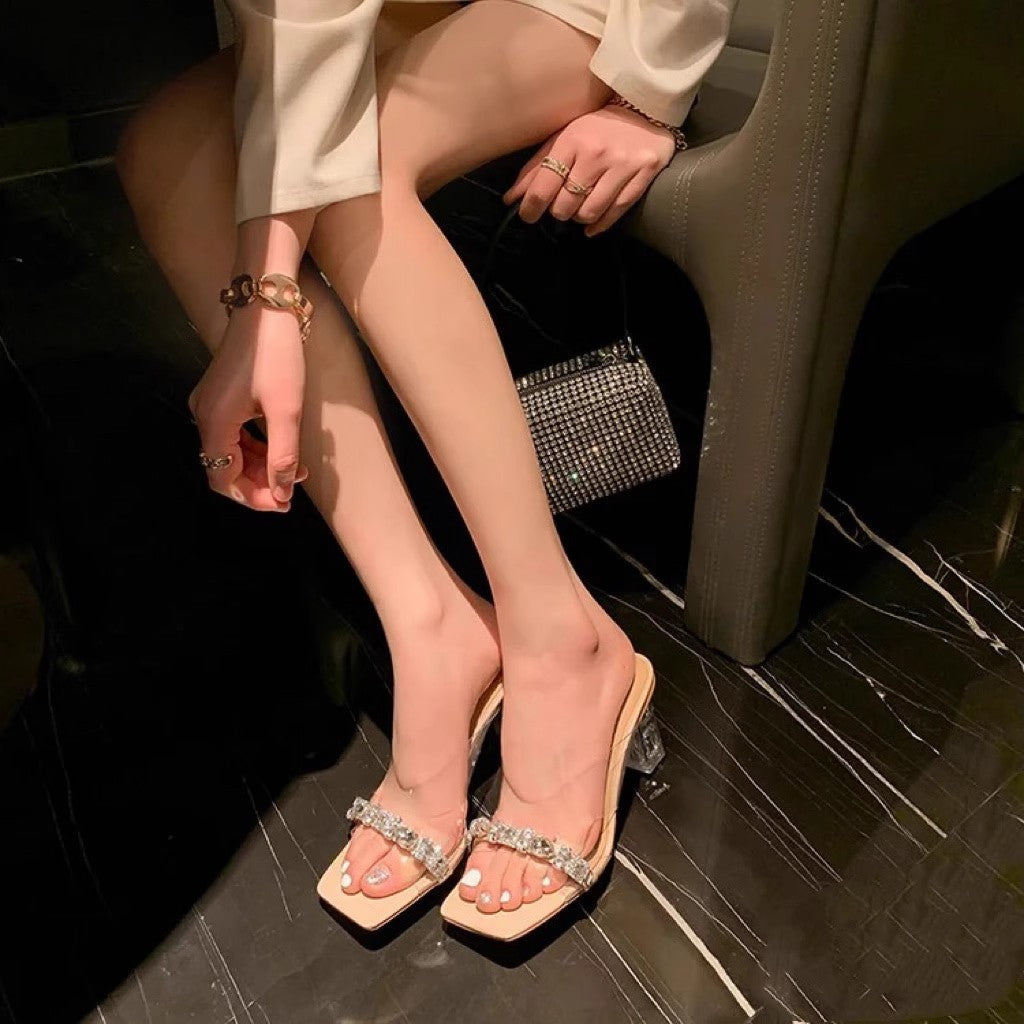 Transparent sandals