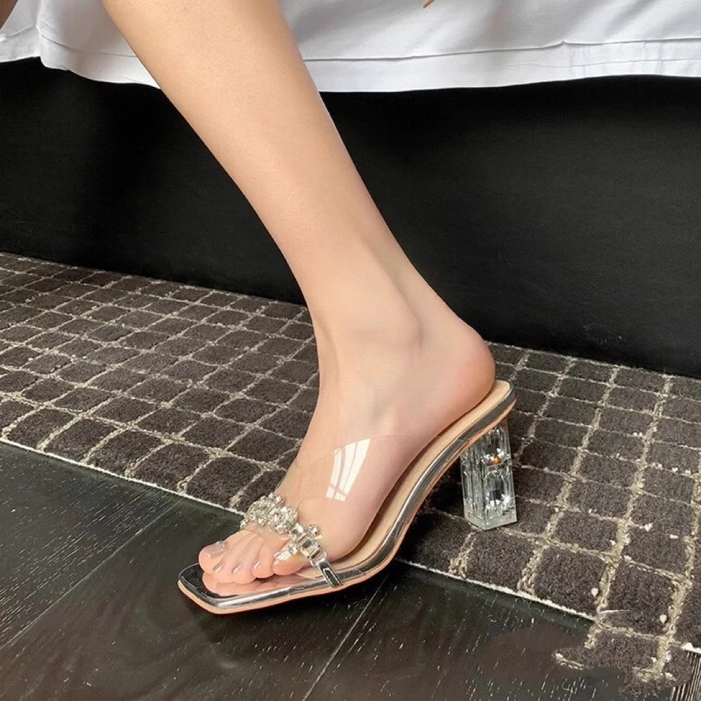 Transparent sandals