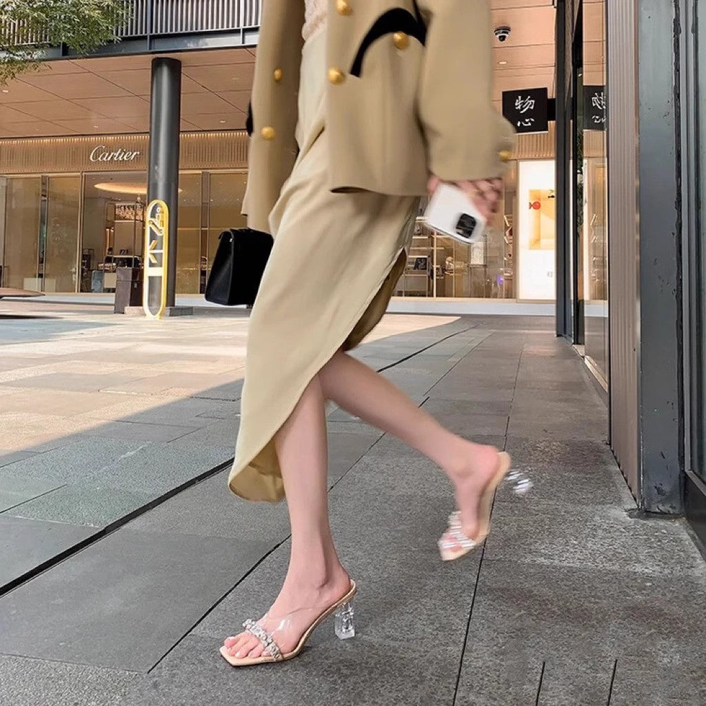 Transparent sandals